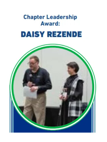 IEA/AARST Chapter Leadership Award recognizing Daisy Rezende.
